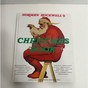 Norman Rockwell's Christmas Book - 1977 Vintage Hardcover